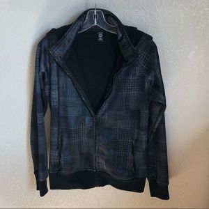 Black and grey hoodie